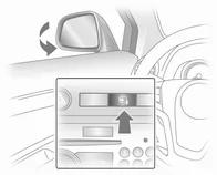 Opel Antara. Außenspiegel