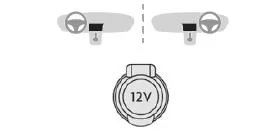 Peugeot 5008. 12 V-Anschluss für Zubehör