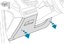Peugeot 5008. Zugang zum Werkzeug
