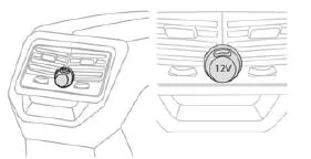 Peugeot 5008. 12 V-Anschluss für Zubehör