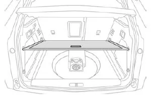Peugeot 5008. Kofferraumboden (2 Stellungen)