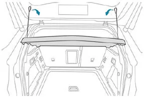 Peugeot 5008. Ablage Gepäckraumabdeckung