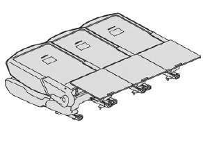 Peugeot 5008. Ebene Bodenfläche
