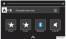 Skoda Kodiaq. Einstellung im Bedienungszentrum