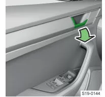 Skoda Kodiaq. Von innen öffnen