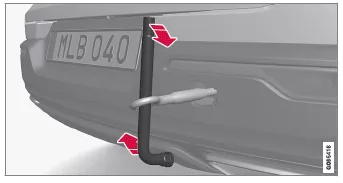 Volvo XC60. Abschleppöse anbringen und abnehmen