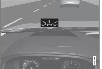 Volvo XC60. Abstandswarnung