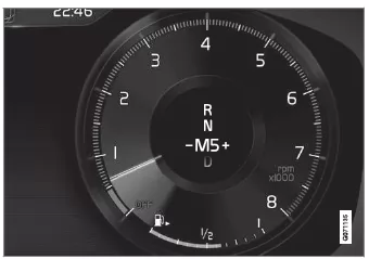 Volvo XC60. Mit Schaltwippen schalten