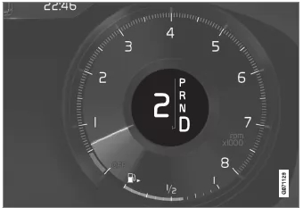 Volvo XC60. Mit Schaltwippen schalten