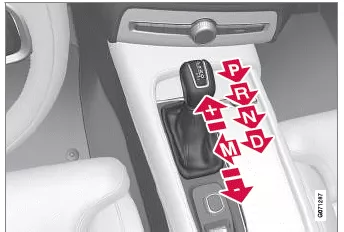 Volvo XC60. Schaltvorgang mit Automatikgetriebe