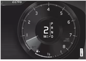 Volvo XC60. Mit Schaltwippen schalten