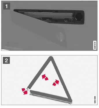 Volvo XC60. Warndreieck