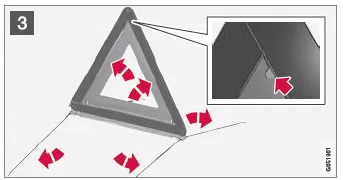 Volvo XC60. Warndreieck