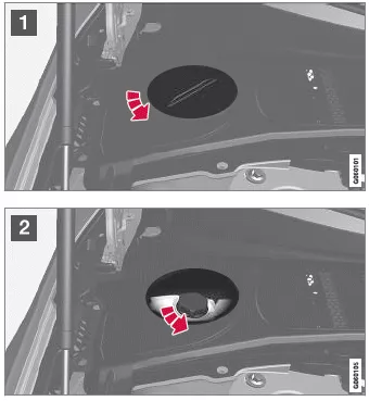 Volvo XC60. Kühlmittel auffüllen