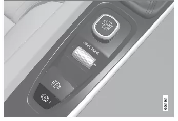 Volvo XC60. Bremsautomatik im Stand aktivieren und deaktivieren