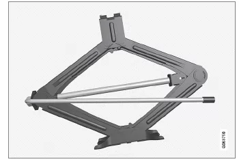 Volvo XC60. Wagenheber