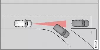 Volvo XC60. Zieländerung mit Fahrerassistenz